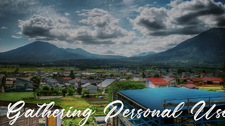 Gathering Personal Use Font