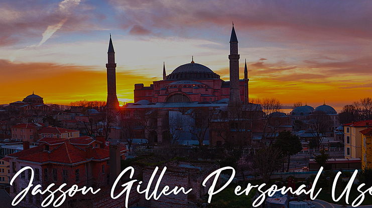 Jasson Gillen Personal Use Font