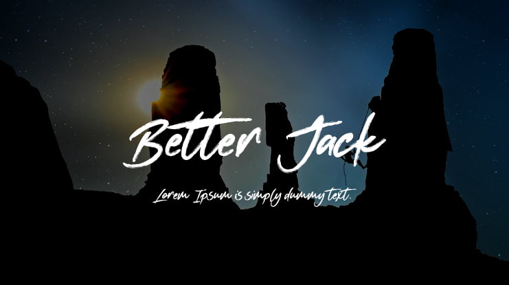 Better Jack Font Family