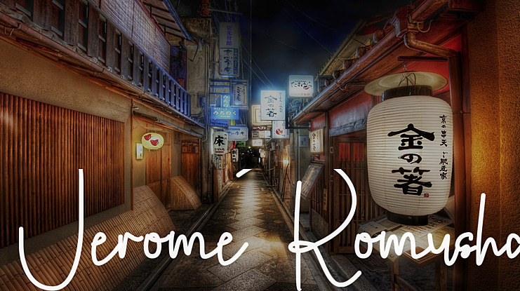 Jerome Romusha Font