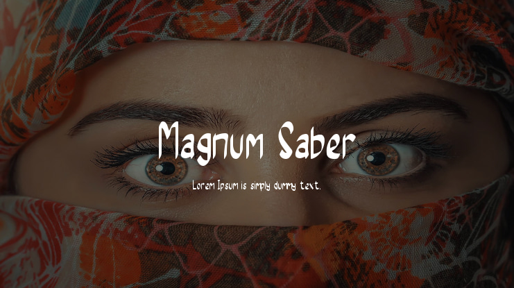 Magnum Saber Font