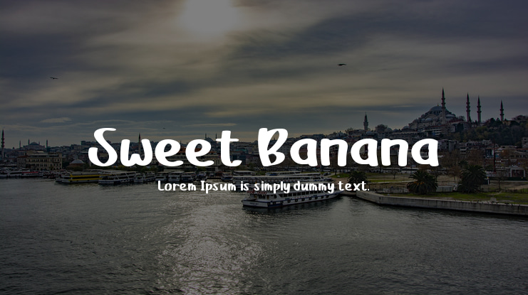 Sweet Banana Font