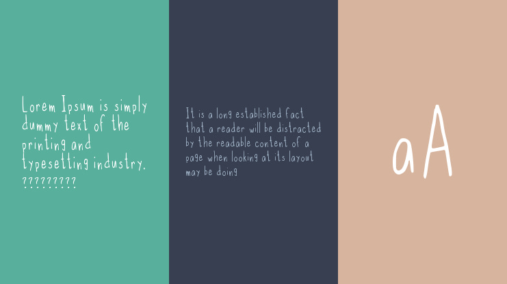 Slim Handwritten Font