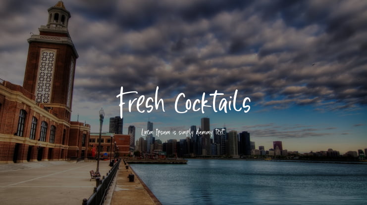 Fresh Cocktails Font
