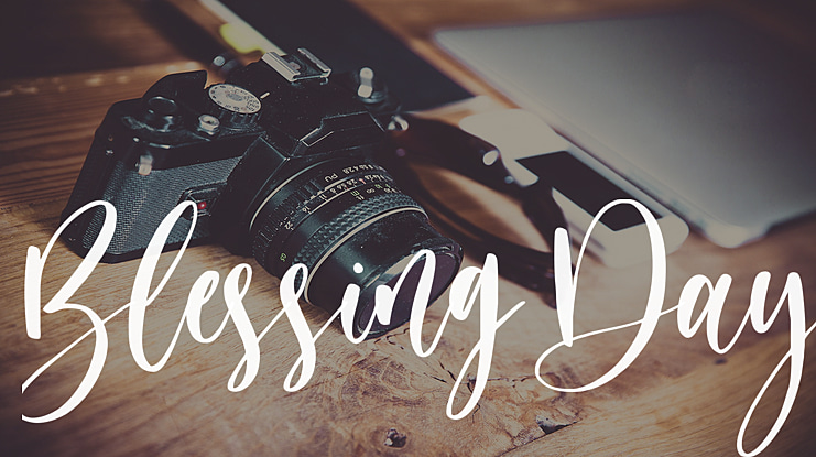 Blessing Day Font