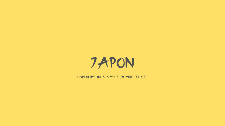 Japon Font