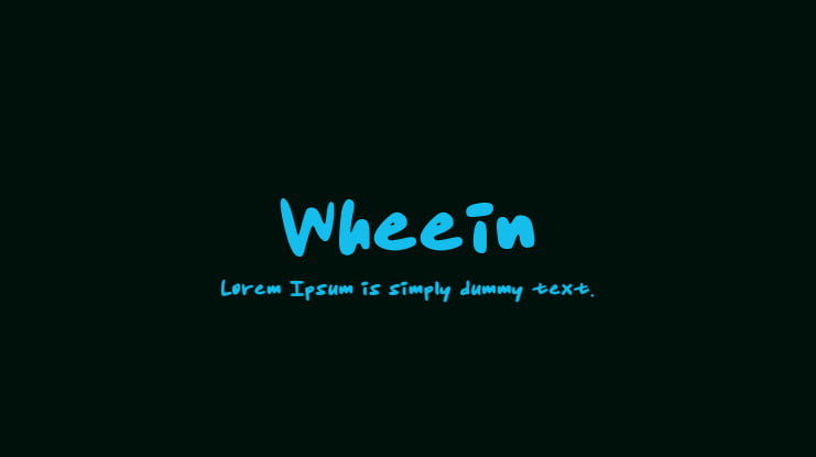 Wheein Font