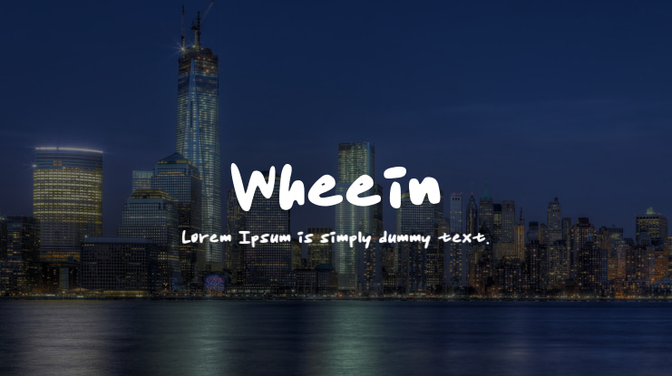 Wheein Font