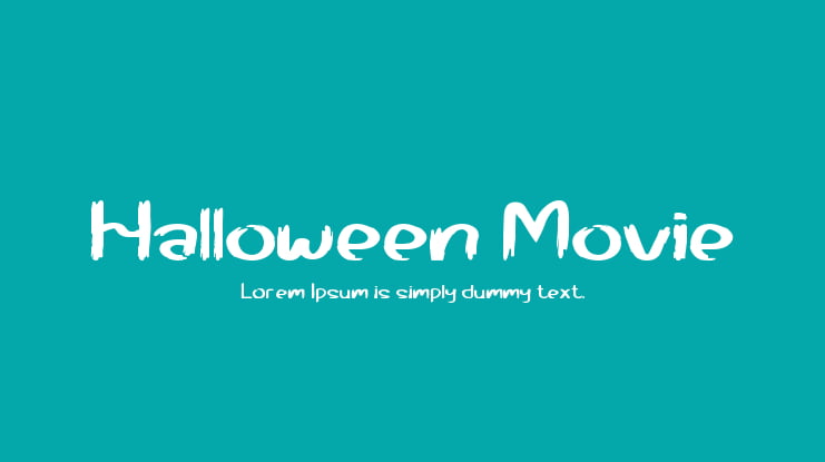 Halloween Movie Font