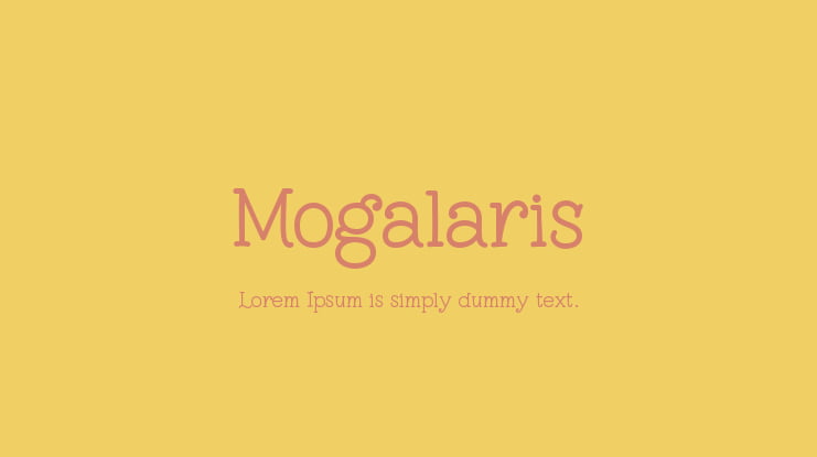 Mogalaris Font