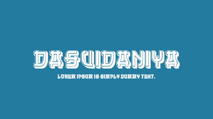 Dasvidaniya Font Family