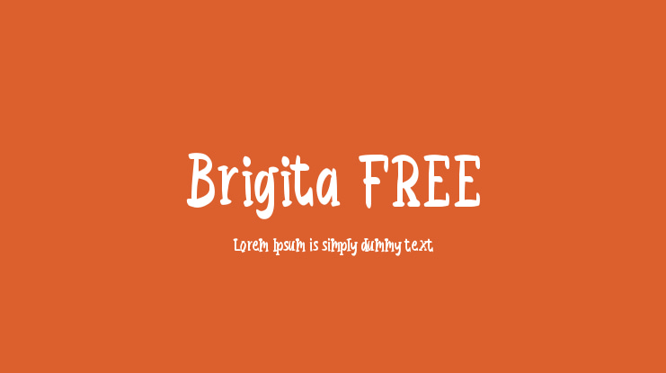 Brigita FREE Font