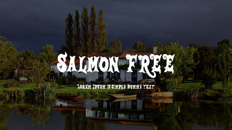 Salmon FREE Font