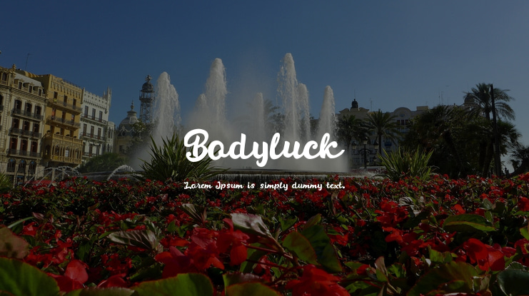 Bodyluck Font