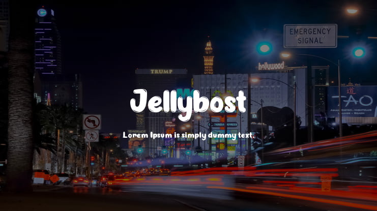 Jellybost Font