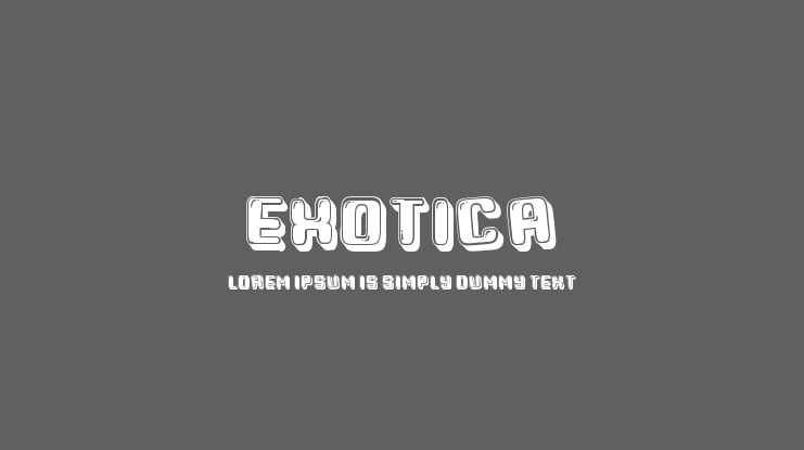 Exotica Font