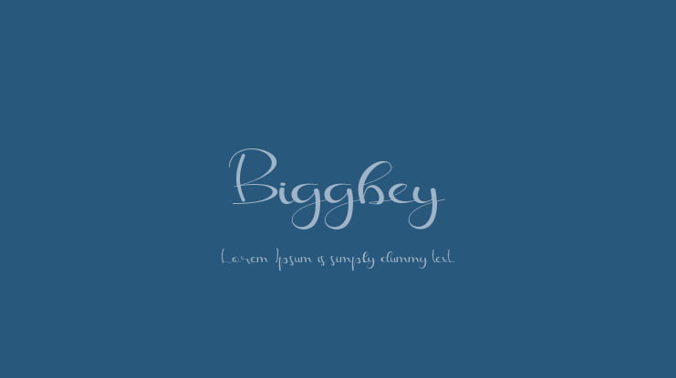 Biggbey Font