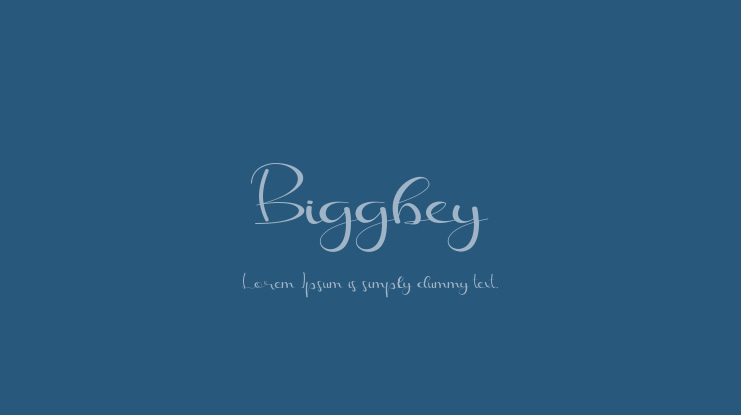 Biggbey Font
