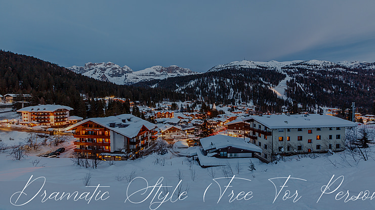 Dramatic Style (Free For Person Font