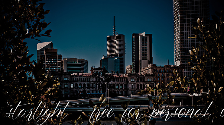 starlight - free for personal u Font