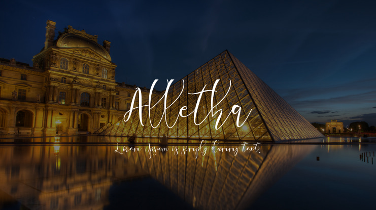 Alletha Font
