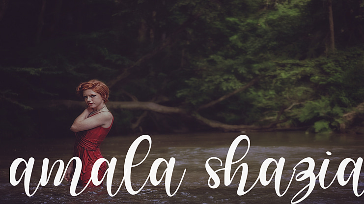amala shazia Font