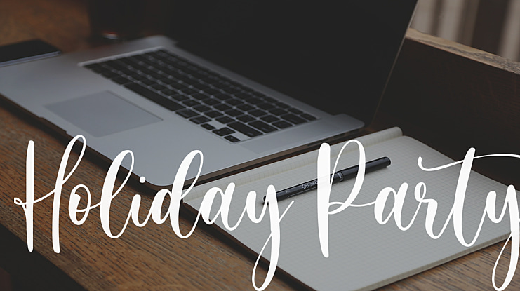 Holiday Party Font