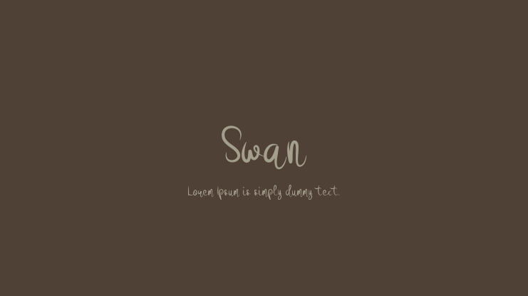 Swan Font