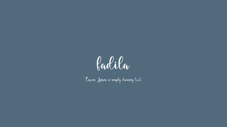 fadila Font