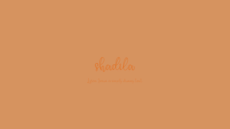 shadila Font