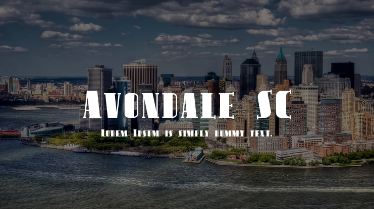 Avondale SC Font Family
