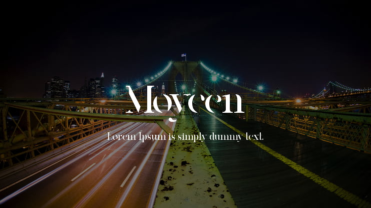 Moycen Font