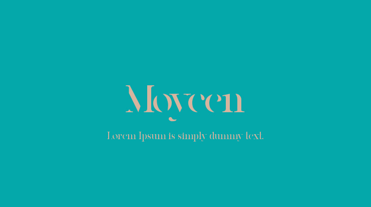 Moycen Font