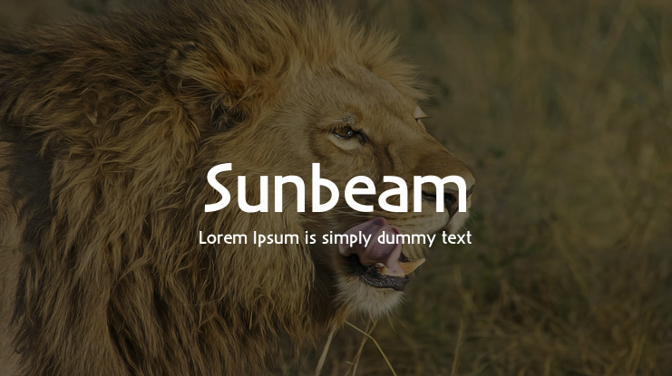 Sunbeam Font