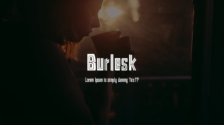 Burlesk Font
