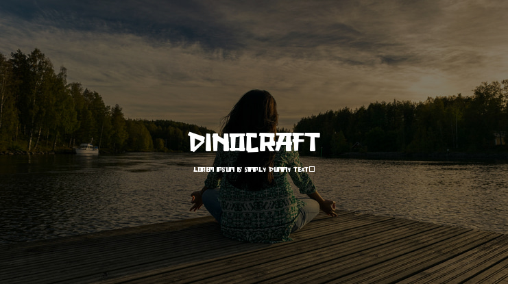 DINOCRAFT Font