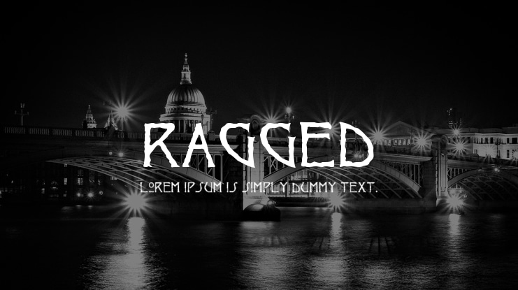 Ragged Font