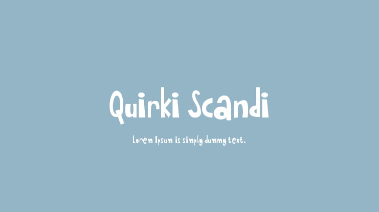 Quirki Scandi Font