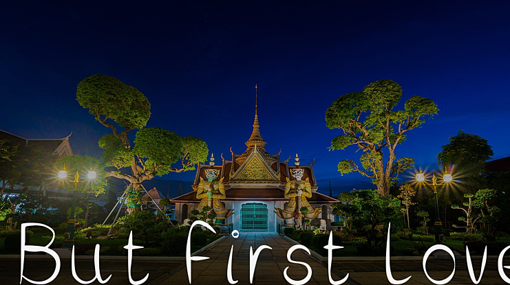 But First Love Font