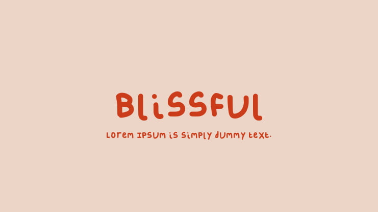 Blissful Font