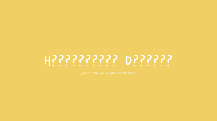 Handwritten Doodles Font