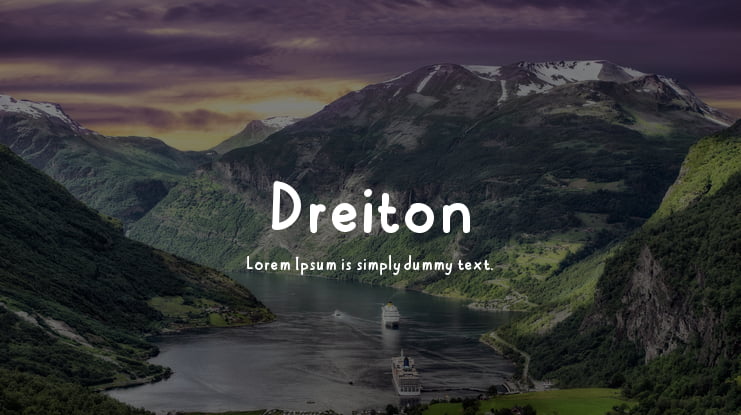 Dreiton Font