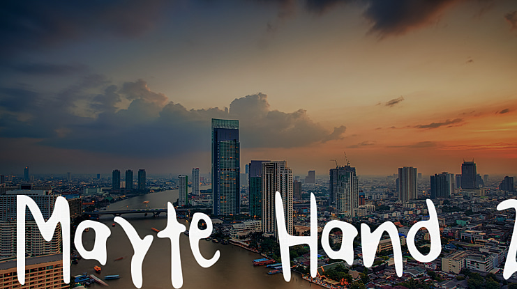 Mayte Hand 2 Font