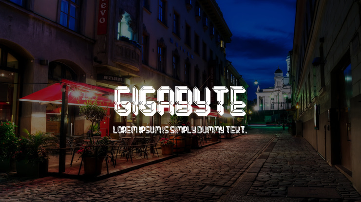 Gigabyte Font Family
