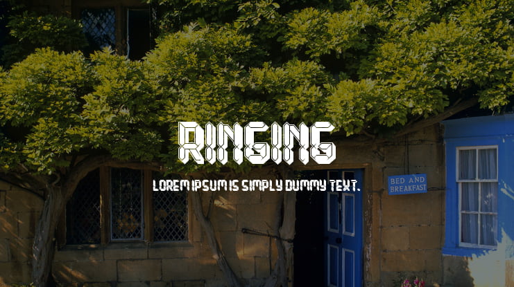 Ringing Font