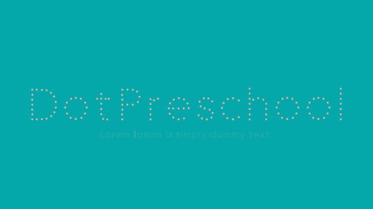 DotPreschool Font