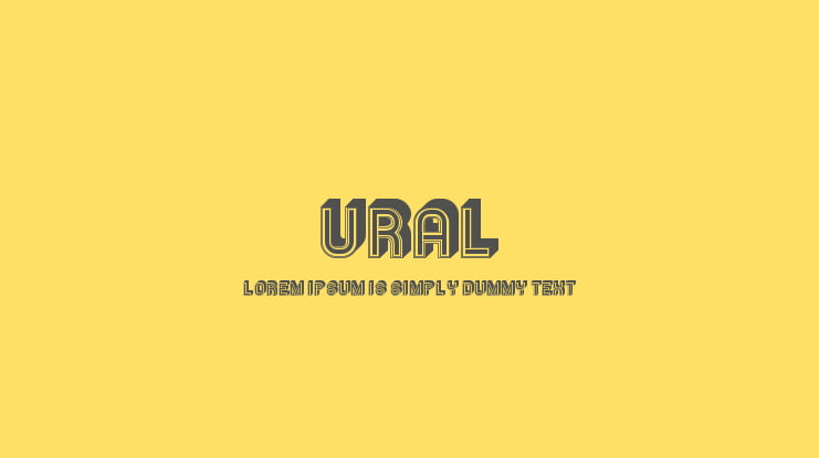 Ural Font