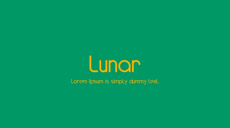 Lunar Font Family