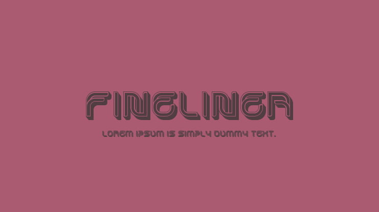 Fineliner Font