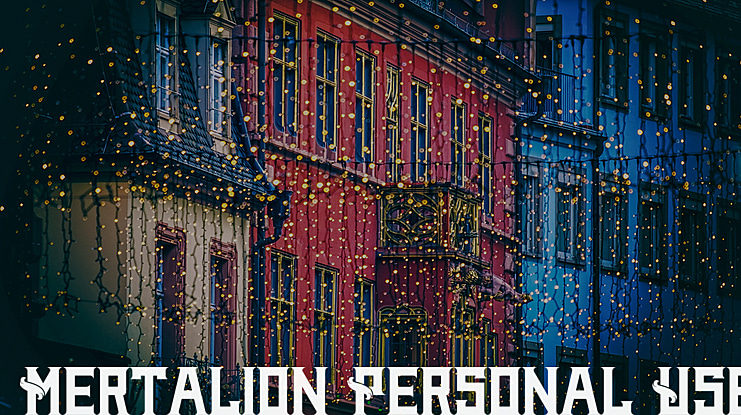 Mertalion Personal Use Font